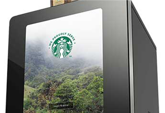 Starbucks Serenade Coffee Machine touchscreen